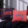 Kit Cobre Leito Colcha Solteiro Game Streamer Dupla Face Com Almofadas Estampadas 05 Peças Cor Vermelho
