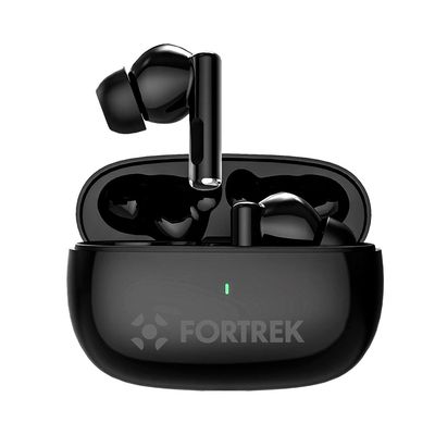 Fone de Ouvido Bluetooth Sem Fio Fortrek HWS1 Preto - AC3094