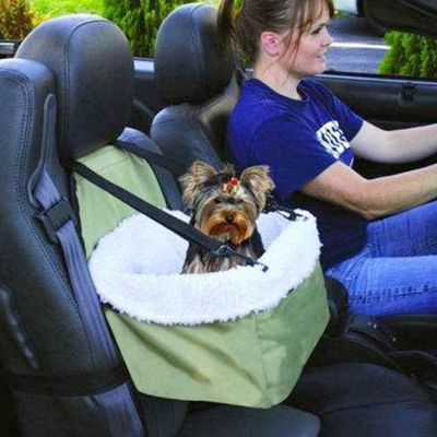 Cadeira Pet Para Carro Assento Automotivo Para Cachorro E Gato Até 12kg Com Alças Ajustáveis
