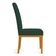 Kit 6 Cadeiras De Jantar Solana Suede Base De Madeira - Pallazio Cor Verde