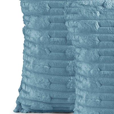 Kit 02 Capas De Almofadas Polar 45cm X 45cm 100% Poliéster - Turmalina