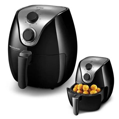 Fritadeira Airfryer Multilaser Familia 4litros Ce021 Preto 110V