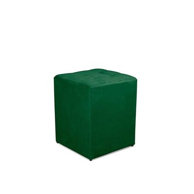 Kit 01 Namoradeira Opala 02 Puff Quadrado 02 Almofadas Verde