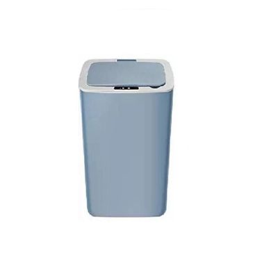 Lixeira Automática 14 Litros Azul Com Sensor Inteligente Para Cozinha E Banheiro