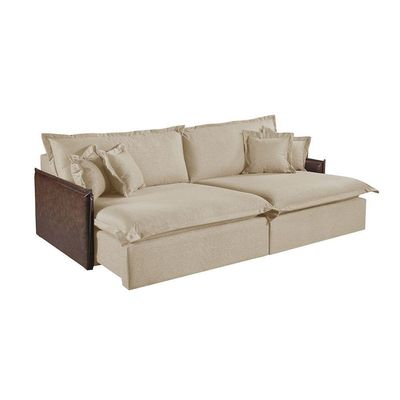 Sofá Martins M-160 Linho 2 Módulos De 80cm Estofados Martins Linho Bege