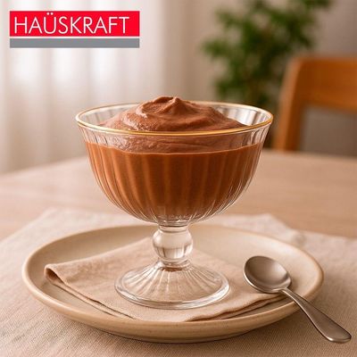 Jogo De Sobremesa 2 Taças Vidro Borda Dourada Melina Mini Bowl Com Pé 200ml Haüskraft
