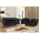 Kit 03 Peças Namoradeira E Poltronas Chesterfield Duque Via Courano Preto