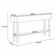 Home Suspenso Zenith Off White Cinamomo Com Mesa De Centro Liz E Aparador Fiero Off White - Hb Móveis