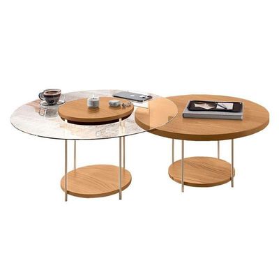 Painel Suspenso Lets Cinamomo Off White Com Kit Mesa De Centro Sky Cinamomo - Hb Móveis