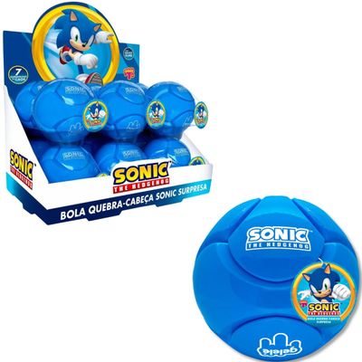 BOLA QUEBRA CABEC¸A SONIC SURPRESA SLIME ESMERALDA DO CAOS