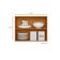 Armário Aéreo Ravena 80CM 2 Portas MDF Off White para Cozinha Compacta