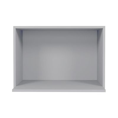 Suporte Microondas E Forno Elétrico Aéreo 60cm Itália Cinza Claro - Lumil