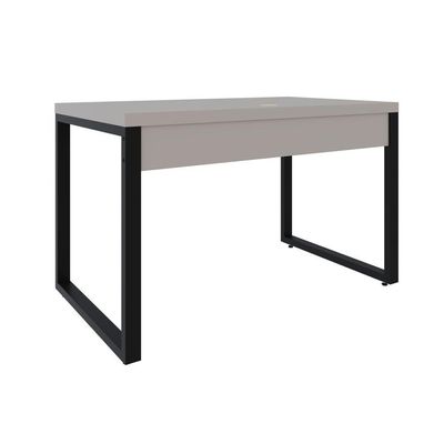 Mesa Operacional 120x70x75cm Yon - Off White-est.preta Off White-est.preta