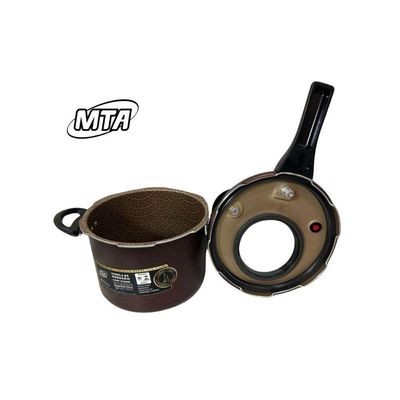 Panela de Pressão 6603 Fechamento Externo Alumínio 4,5L Marrom