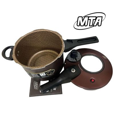 Panela de Pressão 6603 Fechamento Externo Alumínio 4,5L Marrom