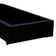 Cama Box Solteiro Sintético Mega Cama Preto 88x188x42cm