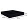 Cama Box Casal Bipartido Suede Mega Cama Preto 138x188x42cm