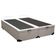 Cama Box Baú Queen Bipartido Sintético Mega Cama Branco 158x198x45cm
