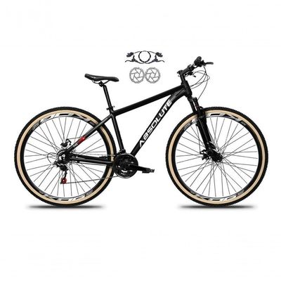 Bicicleta Aro 29 Absolute Nero 5 Alumínio Freio Hidráulico 24v Garfo Suspensão Mountain Bike Preto 15