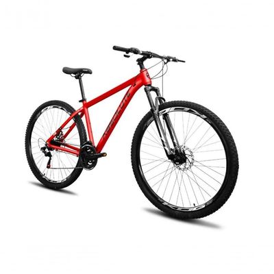 Bicicleta Aro 29 Absolute Nero 5 Alumínio Freio A Disco 21v Garfo Suspensão Mountain Bike vermelho 19