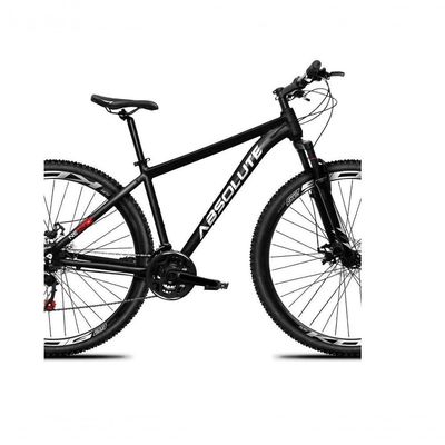Bicicleta Aro 29 Absolute Nero 5 Alumínio 21v Câmbios Shimano Freio A Disco Hidráulico Preto 15