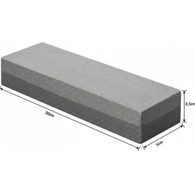 Pedra De Afiação Dupla Face 120-240 Em óxido De Alumínio 20cm Para Facas E Tesouras - Dupla Face Utilidade