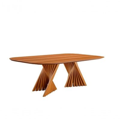 Mesa De Jantar Madeira Maciça 2,2x1,1m - Diamante - Harmonia