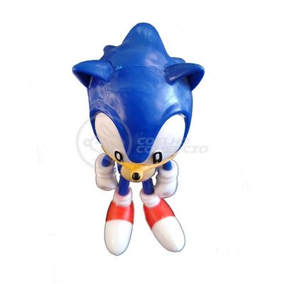 Coleção Boneco Action Figure Sonic Azul 16Cm