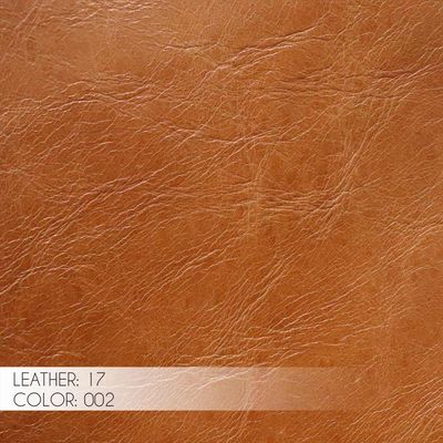 Kit 2 Puffs Decorativo Sala de Estar Frances Trio Couro Caramelo - Gran Belo