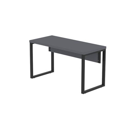 Mesa Escritório 1340x600x750mm M1340pe40tub Grafito-preto