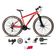 Bicicleta Aro 29 Absolute Nero 5 Alumínio 2x9 Freios Hidráulicos K7 Garfo Com Trava 18v Mtb vermelho Tam: 21