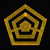 Régua Para Patchwork Pentagono 11cm