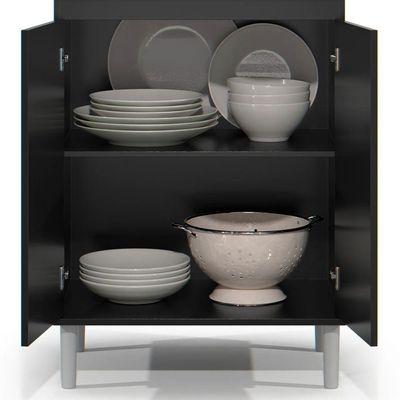 Balcão Para Micro Ondas Preto