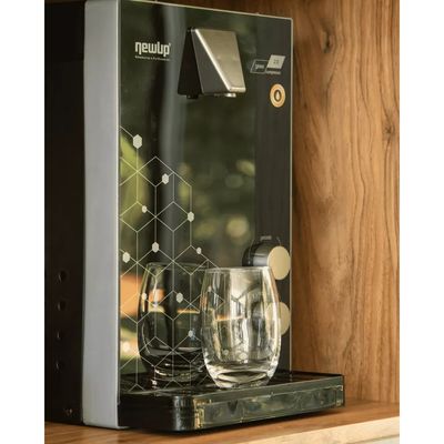 PURIFICADOR NEW UP GLASS 2.0 DE MESA SUSPENSO PRETO 220V PGLP2