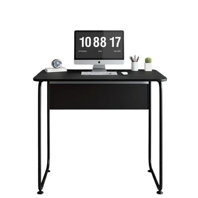 Mesa New Job Compacta para Computador Cor Preta Multivisão