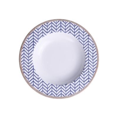 Prato Fundo Tramontina Abstratta em Porcelana Decorada 23 cm