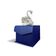 Enfeite Decorativo Ornamento Estatueta Cisne de Vidro Cristal Decoração de Mesa