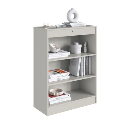 Armário Estante Biblioteca Multiuso Com Compartimentos Ocultos Lock Arenas