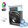 Mini Ventilador Climatizador 3 em 1 com Umidificador e Luz LED – USB, Portátil, Silencioso De Mesa Preto