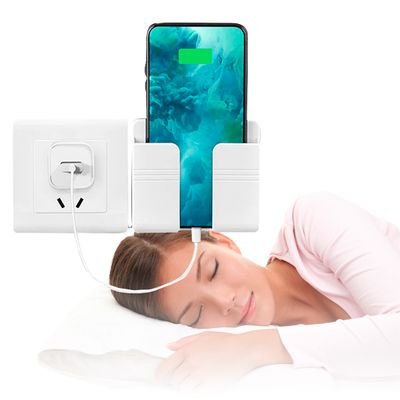 Suporte Celular De Parede Multiuso - Cinza