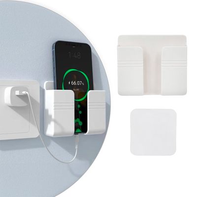 Suporte Celular De Parede Multiuso - Cinza