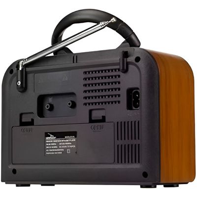 Rádio Retrô Vintage FM/AM Bivolt Bluetooth