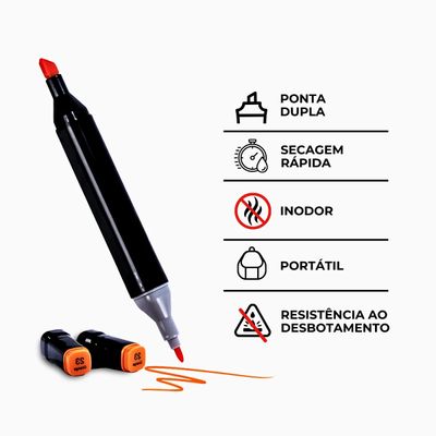Conjunto de Canetas Marcador Permanente