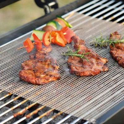 Tela Antiaderrapante Teflon para Churrasco e Grelha Reutilizável Antiaderente Manta Térmica