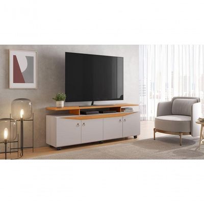Rack para TV Elogio Candian Até 65 Polegadas 169 cm Rodízios Aparentes