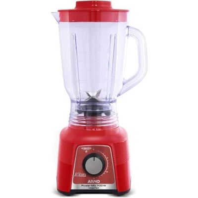 Liquidificador Arno Power Mix 700W 2,5L com 15 Velocidades Vermelho 110V