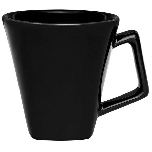 Jogo de 6 Caneca Quartier Black 220 ML - Oxford Porcelanas