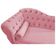 Diva Recamier Diana 140cm Lado Direito Suede Rosa Bebê