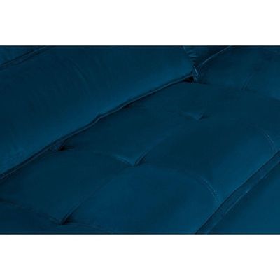 Sofá 5 Lugares 2.50 Mt Retrátil E Reclinável Sofatec Azul
