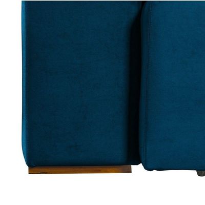 Sofá 5 Lugares 2.50 Mt Retrátil E Reclinável Sofatec Azul